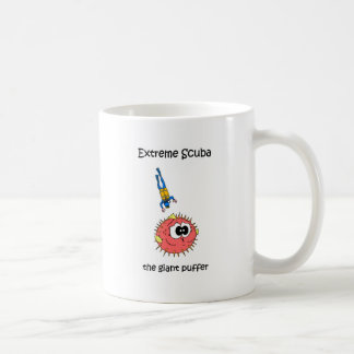 Lustiges Sporttauchen Kaffeetasse