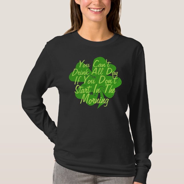 Lustiges St. Patricks Day T-Shirt (Vorderseite)