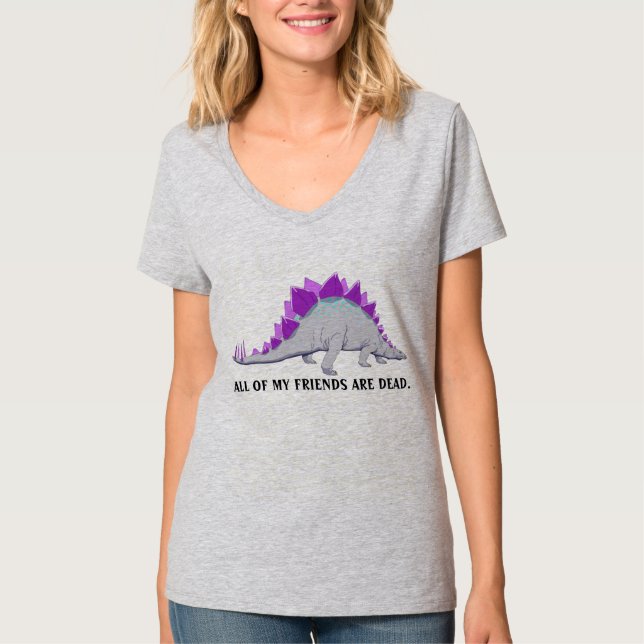 Lustiges Stegasaurus Shirt (Vorderseite)