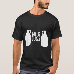 Lustiges Still-Shirt - Milchflaschen unterstützen T-Shirt