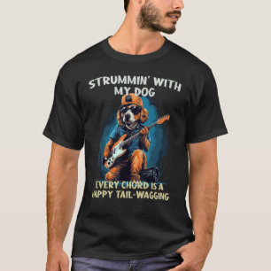 Lustiges Strummin mit meinem Hund und Gitarre für  T-Shirt