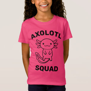 Lustiges süßes Axolotl-Squad-Party einstellbar bla T-Shirt