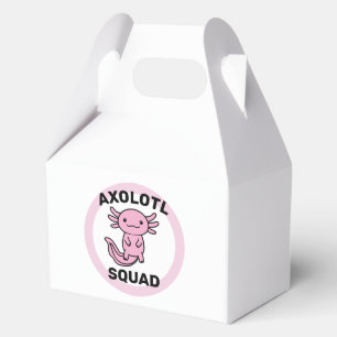 Lustiges süßes Axolotl-Team benutzerdefiniert edit Geschenkschachtel