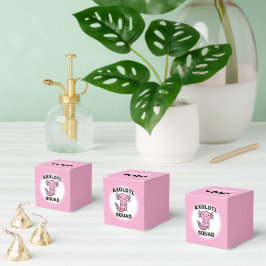 Lustiges süßes Axolotl-Team benutzerdefiniert edit Geschenkschachtel