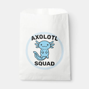 Lustiges süßes Axolotl-Team benutzerdefiniert edit Geschenktütchen