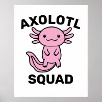 Lustiges süßes Axolotl-Team benutzerdefiniert edit