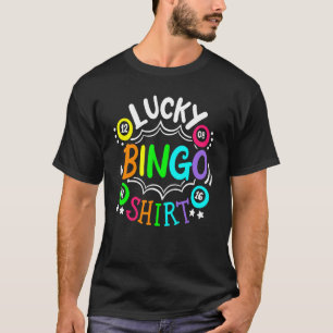 Lustiges Süßes Bingo Spieler Casino Frauen Männer  T-Shirt