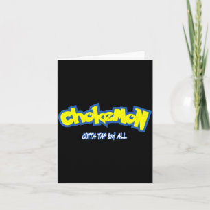 Lustiges Süßes Chokemon Jiu Jitsu Karte