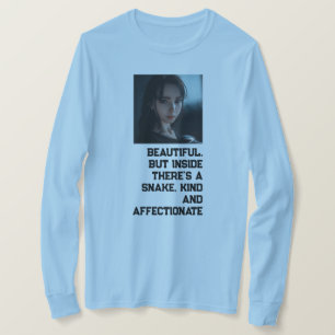 Lustiges süßes Schlangen-Foto-Sweatshirt T-Shirt