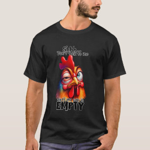 Lustiges süßes Tier Huhn Hahn für Frauen und Mädch T-Shirt