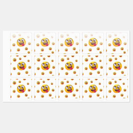 "Lustiges süßes Zungen-Emoji-Design" Etiketten
