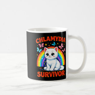 Lustiges T-Shirt Chlamydien-Überlebender Sarkastis Kaffeetasse