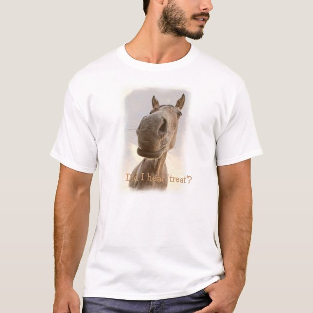 Lustiges T-Shirt der Männer Pferde (Vorderseite)