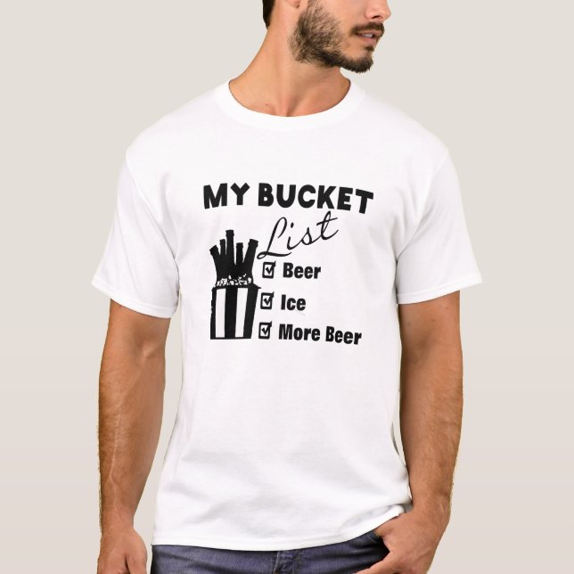 lustiges T - Shirt-Design für Bierslogan T-Shirt (Vorderseite)