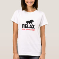 Lustiges T-Shirt für Barkeeper mit witzigem Spruch