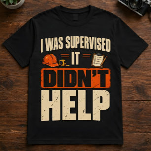 Lustiges T-Shirt für Bauleiter