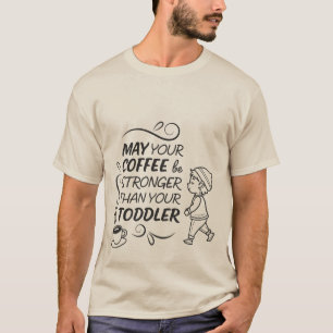 Lustiges T-Shirt für Eltern von Kleinkindern mit K