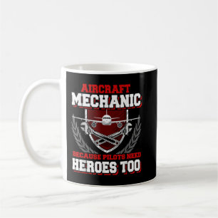 Lustiges T-Shirt für Flugzeugmechaniker Flugzeugwa Kaffeetasse