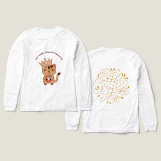 Lustiges T-Shirt für Kaffeeliebhaber mit Katze Tri-Blend Shirt