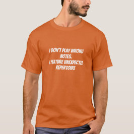 Lustiges T-Shirt für Musiker mit Ausrede