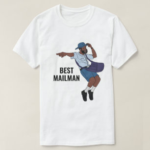Lustiges T-Shirt für tanzende Postmitarbeiter zur 