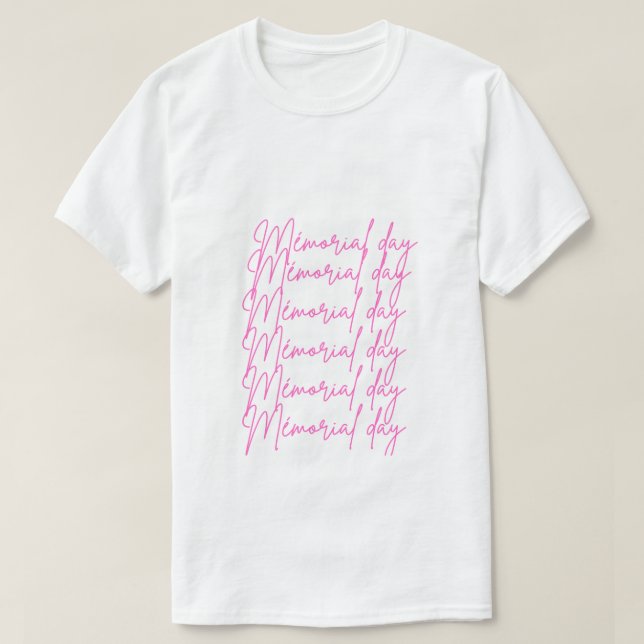 Lustiges T-Shirt Memorial Day  (Design vorne)