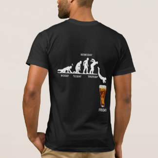 Lustiges T-Shirt mit Bierliebhaber-Motiv auf dem R