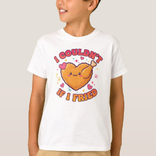 Lustiges T-Shirt mit Frittiertem Hähnchen – Ich kö
