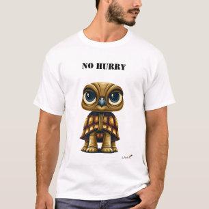 Lustiges T-Shirt mit Schildkröte 'Keine Eile'