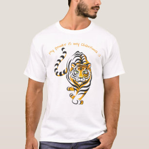 Lustiges T-Shirt mit Tiger