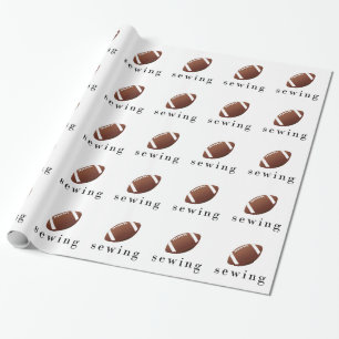 Lustiges T-Shirt Nähen Fußball Geschenkpapier