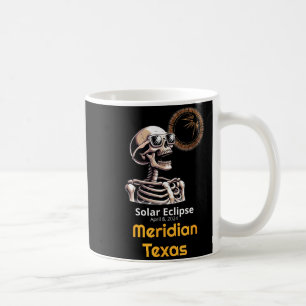 Lustiges T-Shirt Skelett Sonnenfinsternis Meridian Kaffeetasse