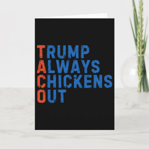 Lustiges Taco Meme Trump kneift immer beim Zoll M Karte
