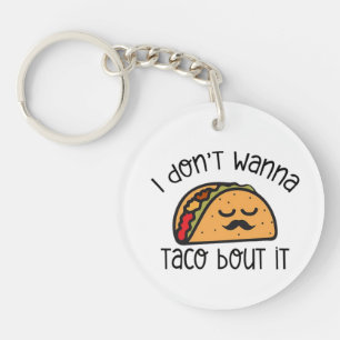 Lustiges Taco-Shirt, Taco-Shirt, Geschenk für Taco Schlüsselanhänger