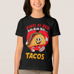 Lustiges Taco T-Shirt-Design für Taco-Liebhaber Tri-Blend Shirt