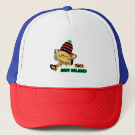 Lustiges Taco-Wortspiel-T-Shirt Truckerkappe