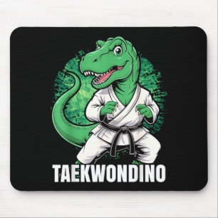 Lustiges Taekwondo T Rex Dinosaur Süße Kampfsporta Mousepad