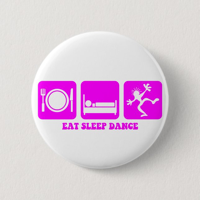 Lustiges Tanzen Button (Vorderseite)