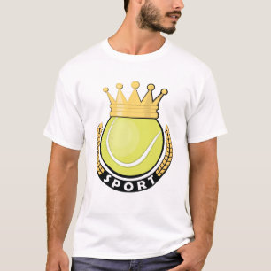 Lustiges Tennis-Design T-Shirt