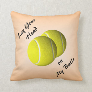 Lustiges Tennisball Mojo Wurfs-Kissen Kissen