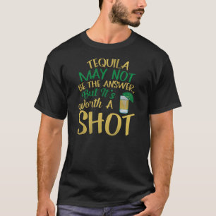 Lustiges Tequila-Party geschossener trinkender T - T-Shirt