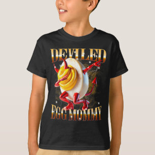 Lustiges Teufelsei-Essen-Humor-Dab-Meme-Design T-Shirt