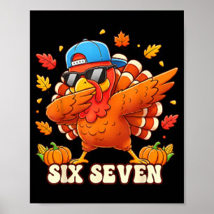 Lustiges Thanksgiving-Outfit Kinder Kleinkinder Ju Poster