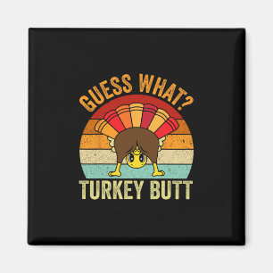 Lustiges Thanksgiving-Rat mal, was ist das Truthah Magnet
