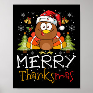 Lustiges Thanksmas für Frauen 2025 Frohes Thanksma Poster