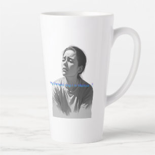 Lustiges Therapie-Zitat - Mein Therapeut sagt, ich Milchtasse
