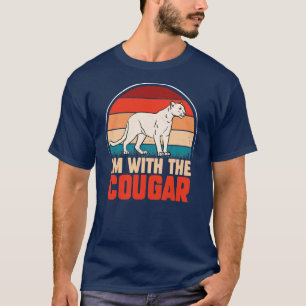 Lustiges Tier-Grafik Ich bin mit dem Puma  T-Shirt