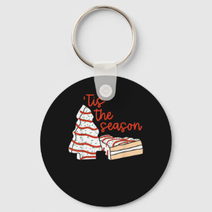 Lustiges Tis The Season Design Weihnachtsbaum Schlüsselanhänger