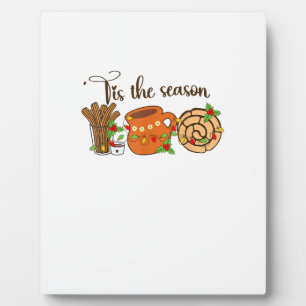 Lustiges Tis The Season Mexikanisches Weihnachten Fotoplatte