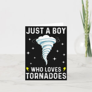 Lustiges Tornado-Geschenk für Jungen Kinder Hurrik Karte